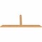Ekena Millwork Portland Timber Gable Bracket, Western Red Cedar, 108"W x 45"H x 3 1/2"D x 5 1/2"F, 10/12 Pitch GBW108X45X0406POR00SWR - alternate 4